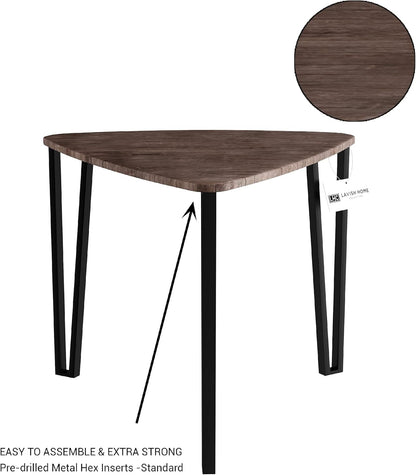 Woodgrain Nesting Tables Set – Stylish & Space-Saving