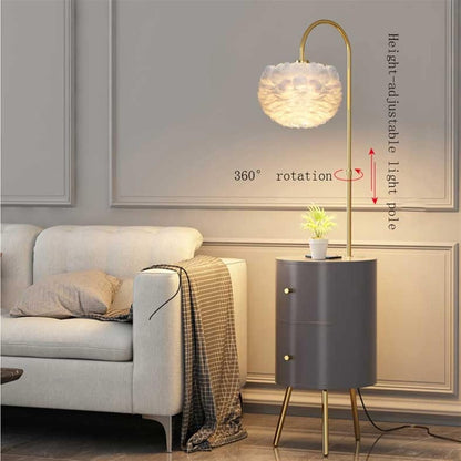 Bedside Charging Nightstand – Modern Bedroom Storage