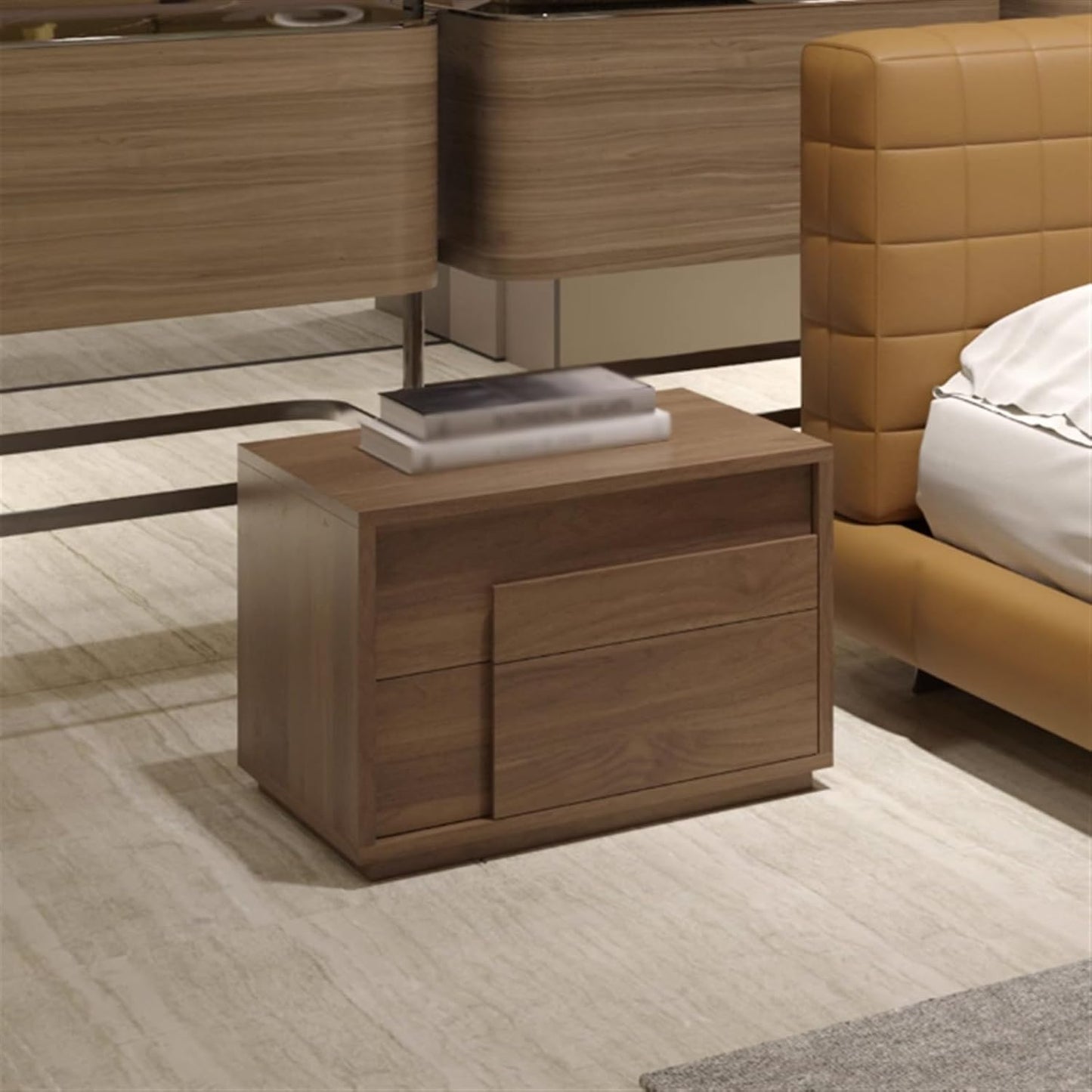Modern Bedroom Nightstand – Bedside Storage Table