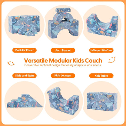 Toddler Foam Climbing Couch – Soft & Safe Play Sofa