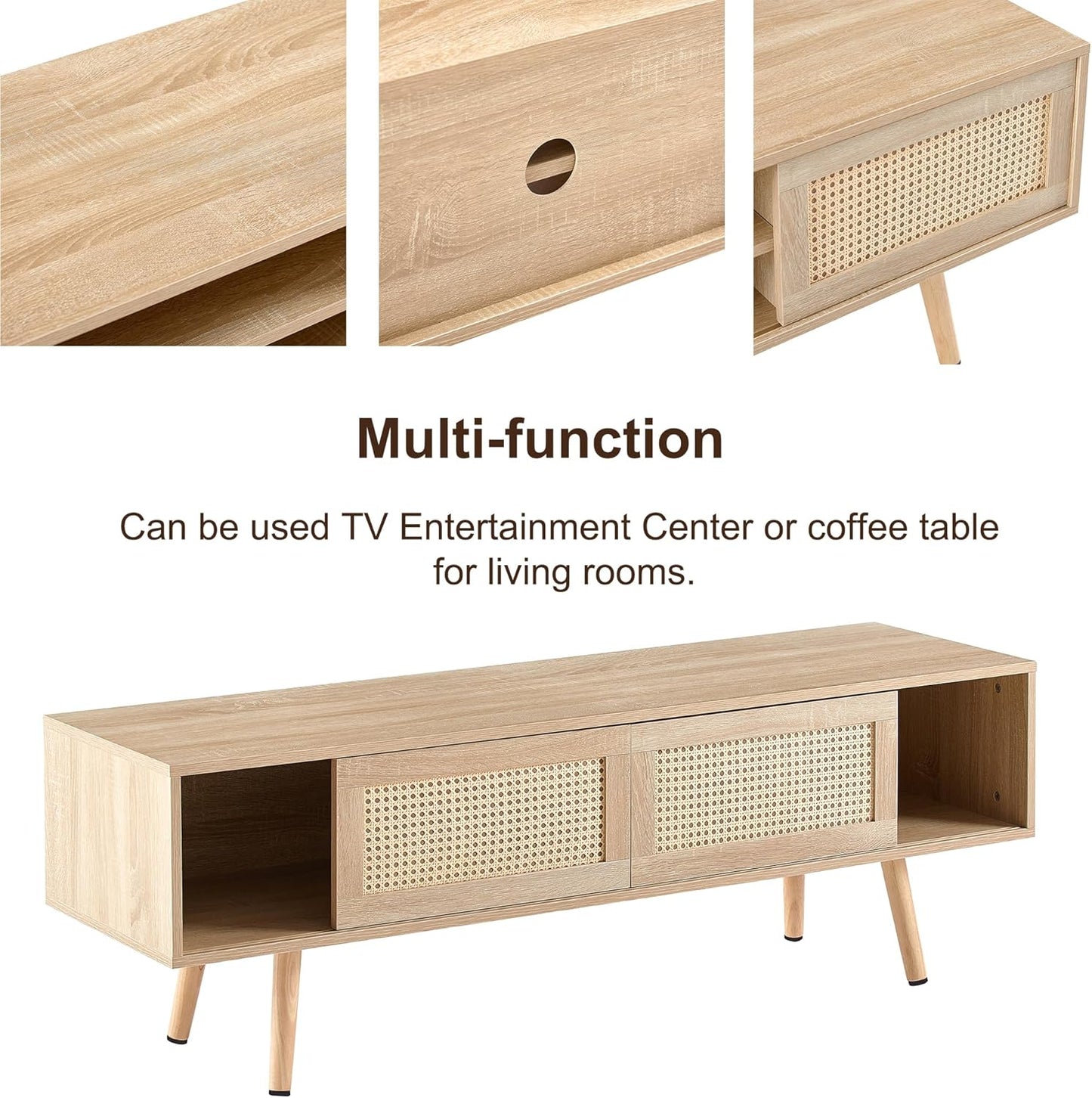 Farmhouse TV Console Table – Stylish Storage Solution