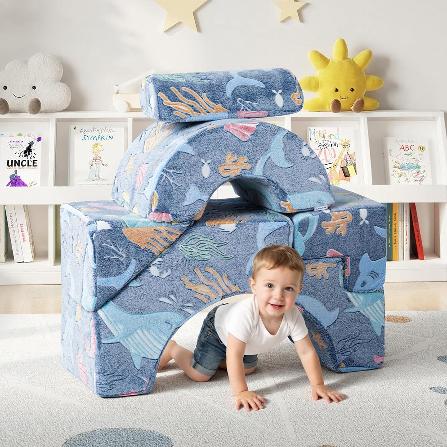 Toddler Foam Climbing Couch – Soft & Safe Play Sofa