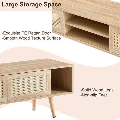Farmhouse TV Console Table – Stylish Storage Solution