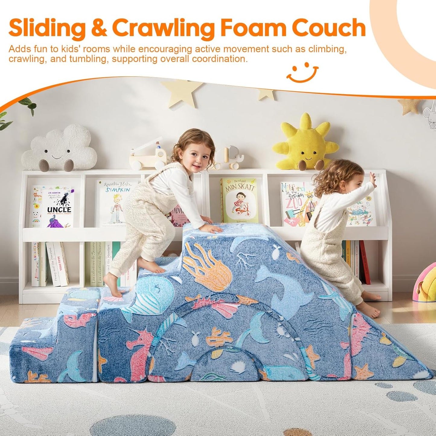 Toddler Foam Climbing Couch – Soft & Safe Play Sofa