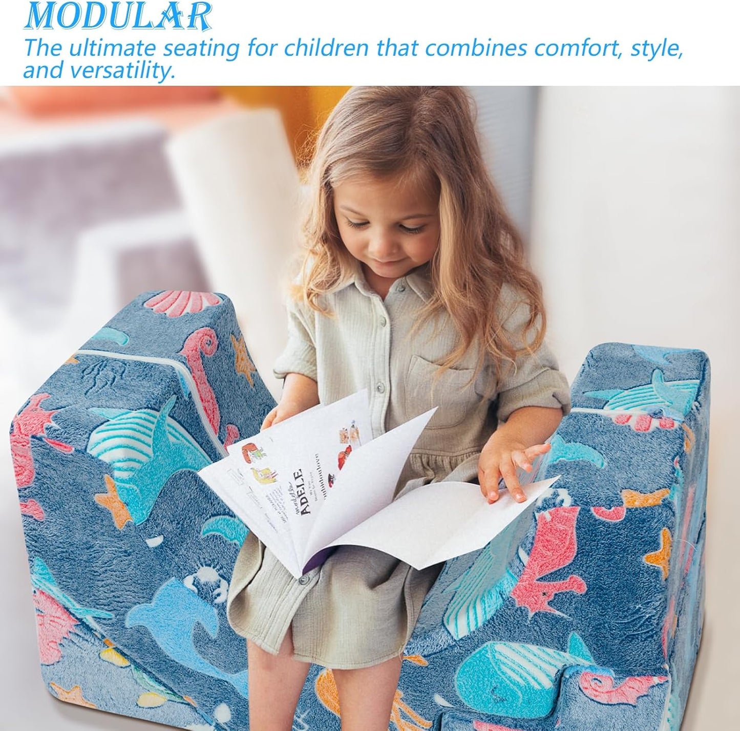 Toddler Foam Climbing Couch – Soft & Safe Play Sofa