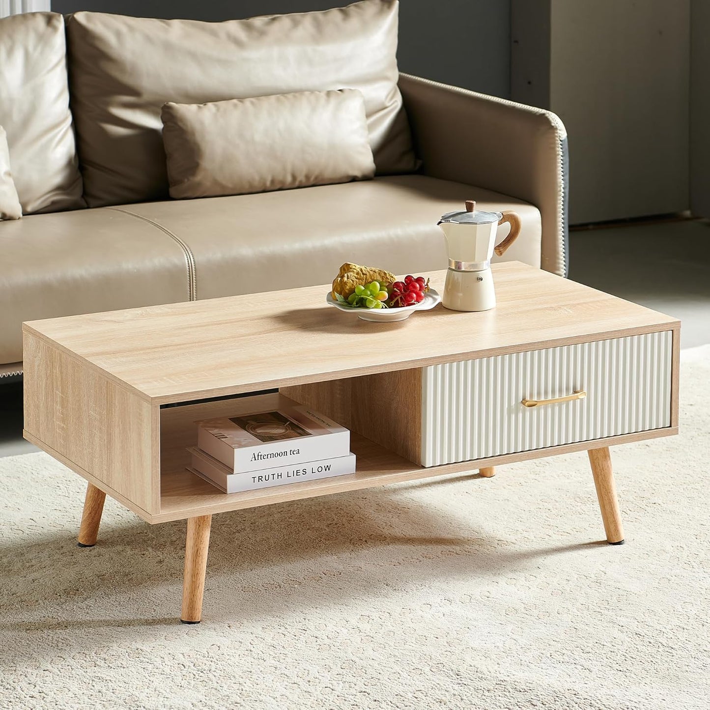 Natural Wood Rectangle Storage – Stylish & Functional